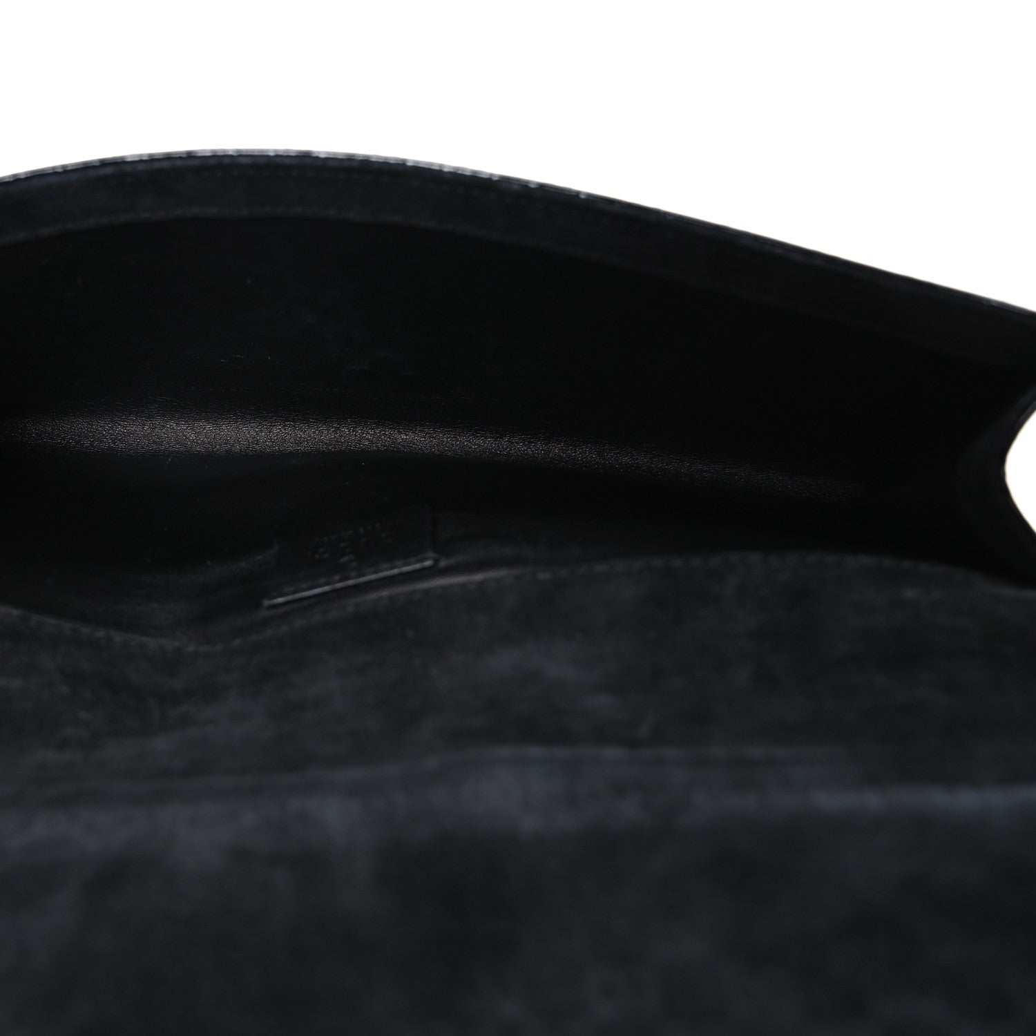 Patent MicroGCCIssima Small Broadway Clutch Black