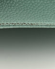 Caviar Quilted Boy Wallet On Chain WOC Light Blue
