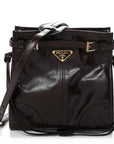 Soft Lux Calfskin Mini Bonnie Dark Brown