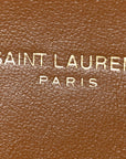 Calfskin Y Quilted Monogram Medium Loulou Chain Satchel Dark Natural