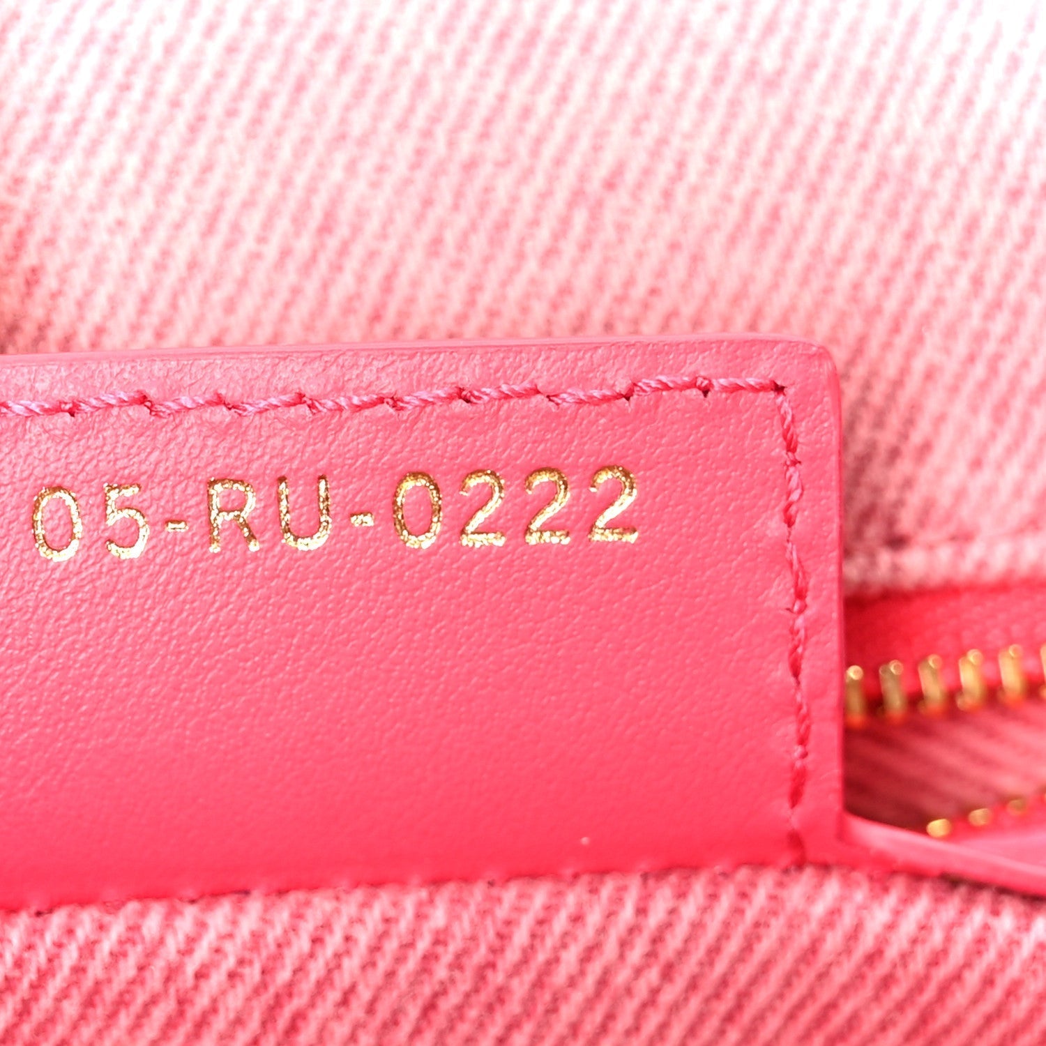 Denim Macrocannage Medium Caro Bag Fuchsia Multicolor