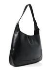 Calfskin Jackie O Hobo Black
