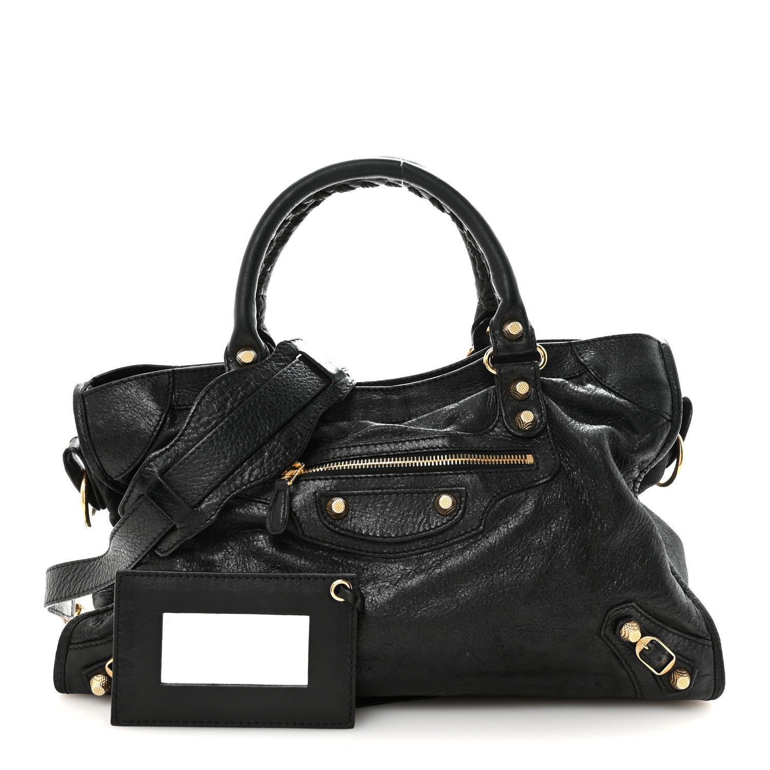 Agneau Giant 12 Gold Hardware City Black
