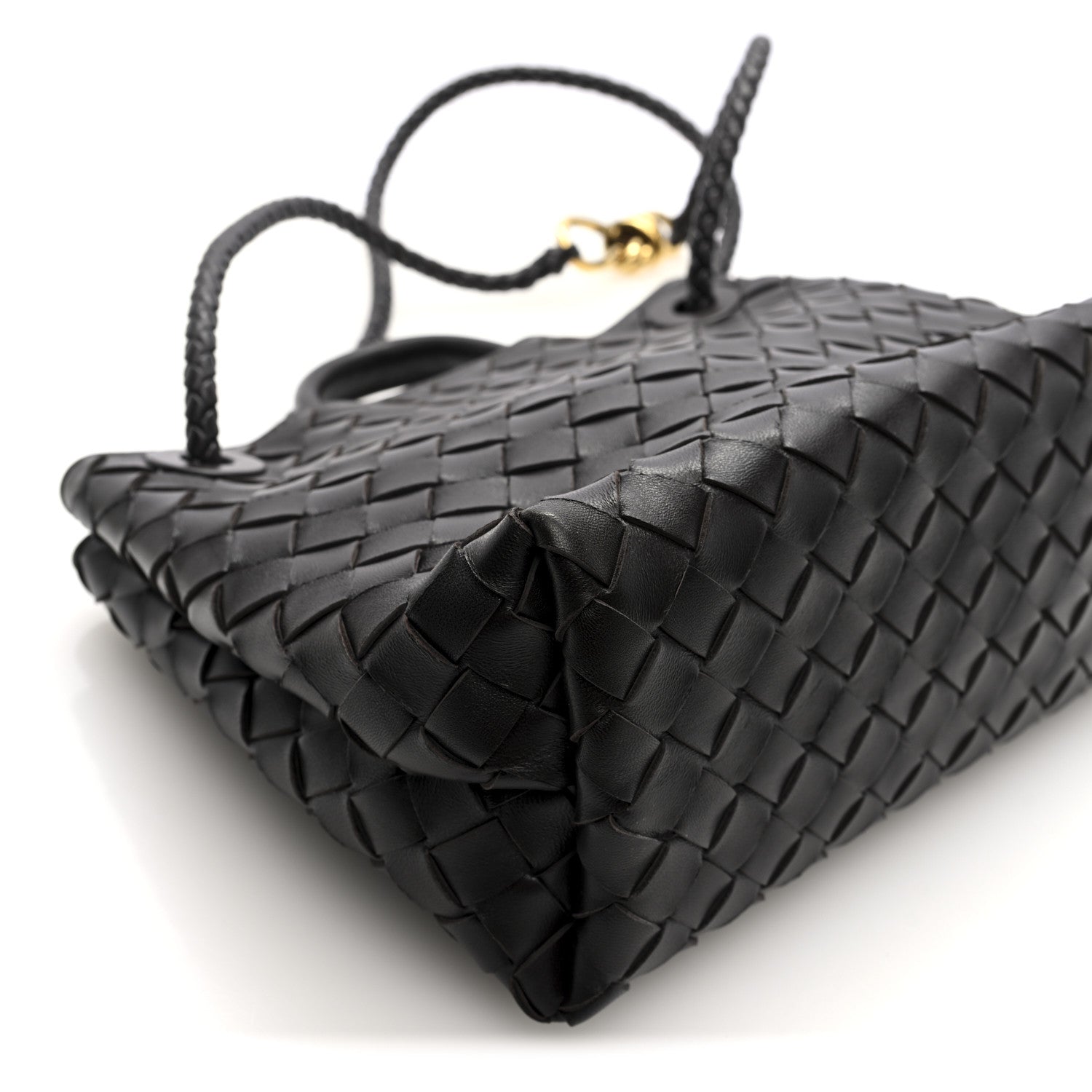 Nappa Intrecciato Small Andiamo Shoulder Bag Fondant