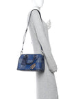 Damier Heritage Speedy Bandouliere 25 Blue