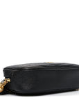 Grain De Poudre Matelasse Monogram Mini Lou Camera Bag Black