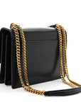Coated Bark Calfskin Medium Monogram Sunset Black