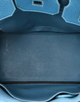 Togo Birkin 35 Blue Jean