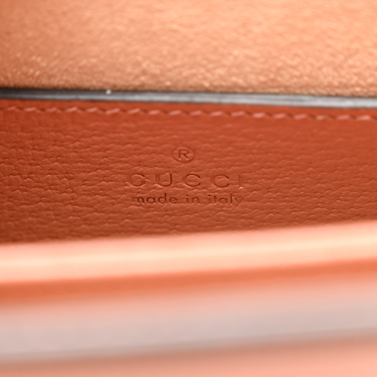 Monogram Textured Dollar Calfskin Small Ophidia Chain Shoulder Bag Cloche Rose Pink