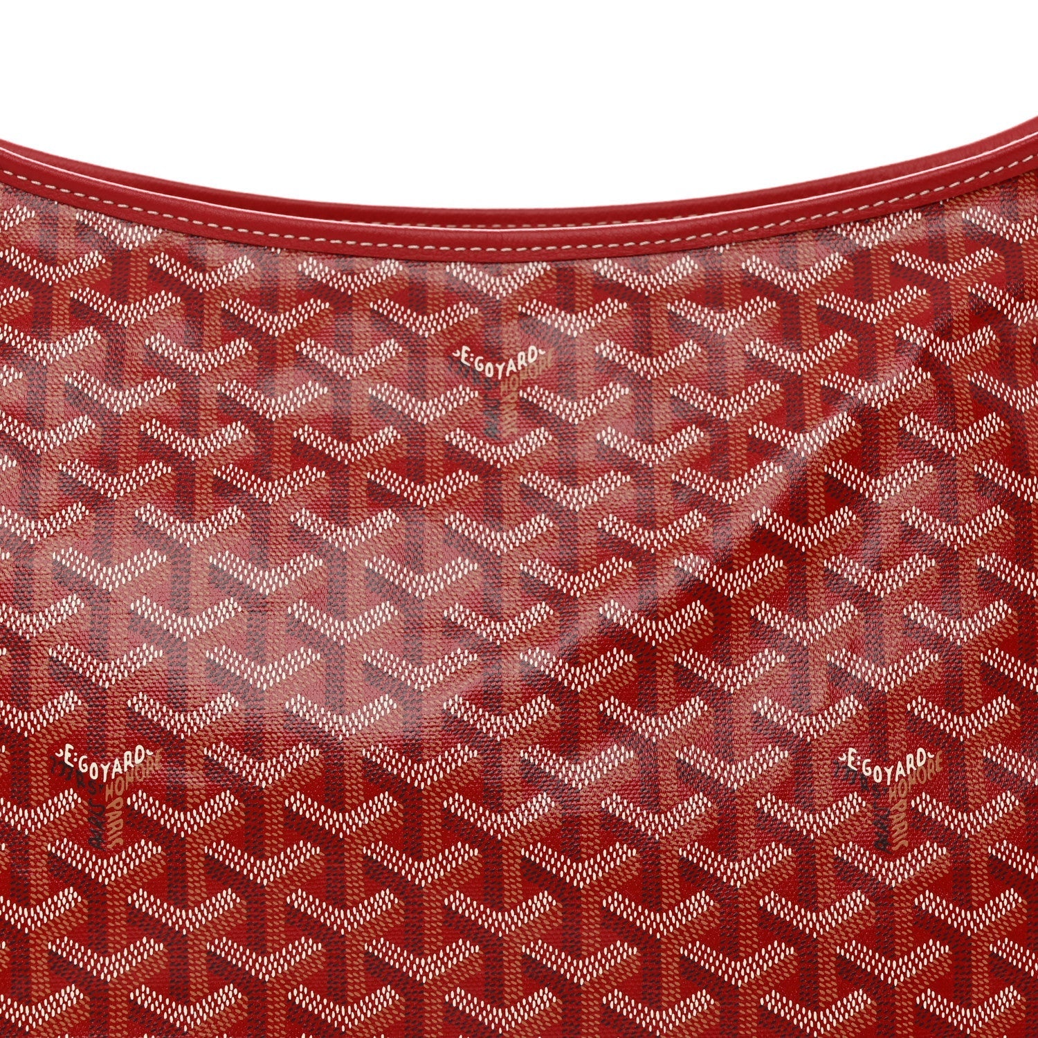 Goyardine Boheme Hobo Red