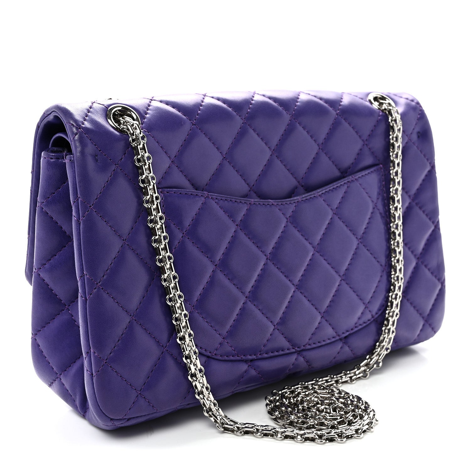Lambskin Quilted 2.55 Reissue 226 Flap Purple