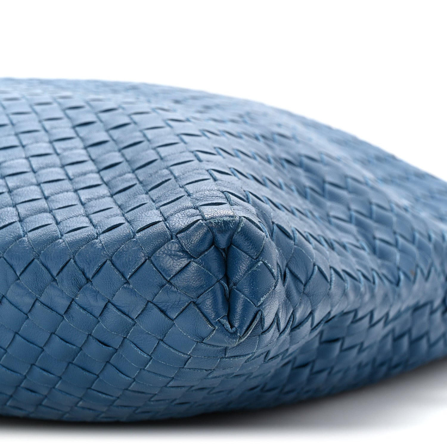Nappa Intrecciato Medium Convertible Tote Atlantic