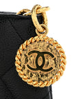 Caviar Quilted Medallion Tote Black
