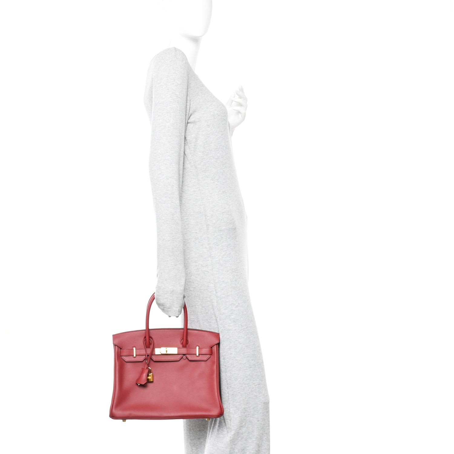 Veau Jonathan Birkin 30 Rouge Vif