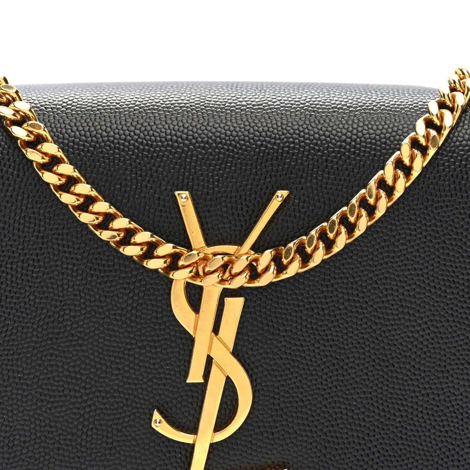 Grain De Poudre Small Monogram Kate Satchel Black