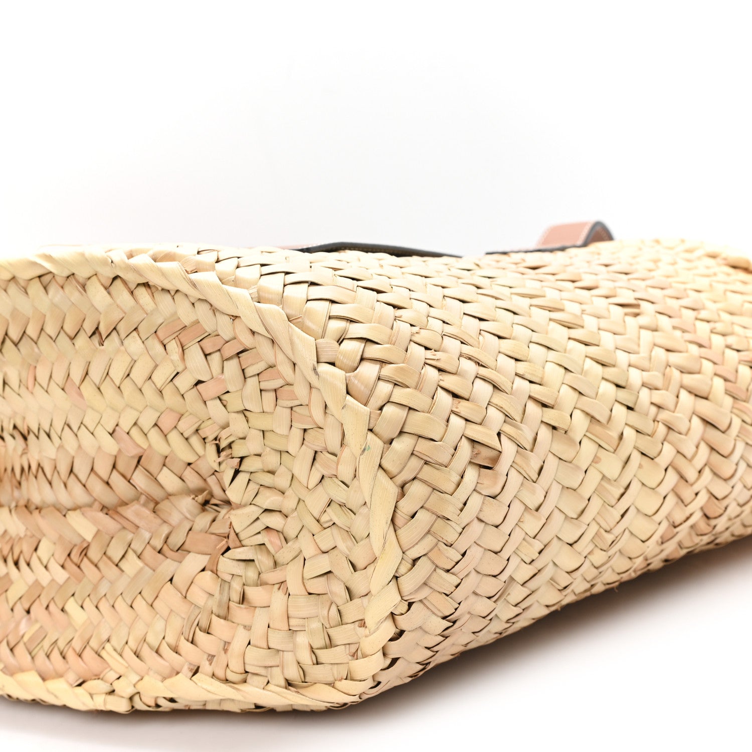 Raffia Large Basket Tote Bag Natural Tan