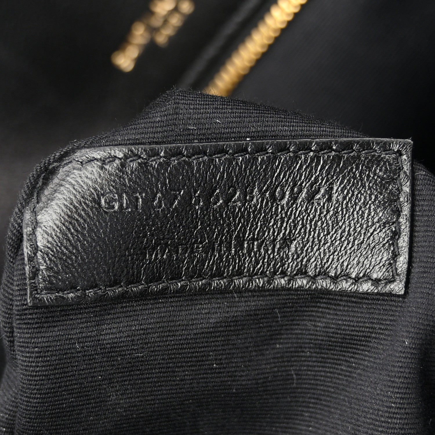 Lambskin Quilted Monogram Kate 99 Black