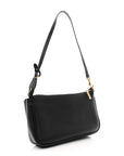 Natural Smooth Calfskin Rodeo Sling Pochette Black