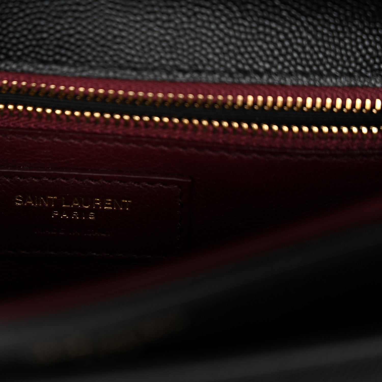 Grain De Poudre Monogram Cassandra Clasp Bag Black Rouge Legion