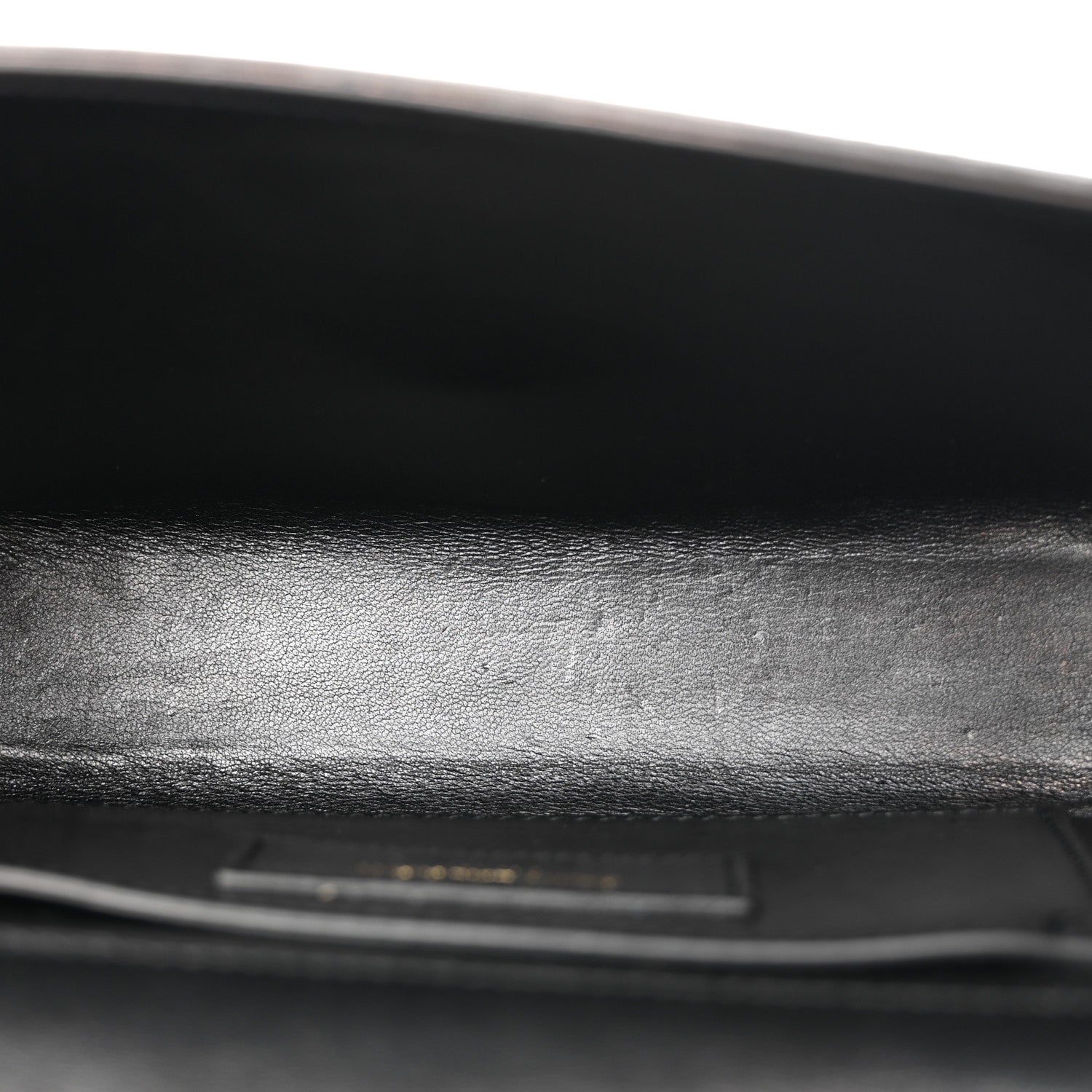 Suede Small Classic Monogram Kate Tassel Satchel Black