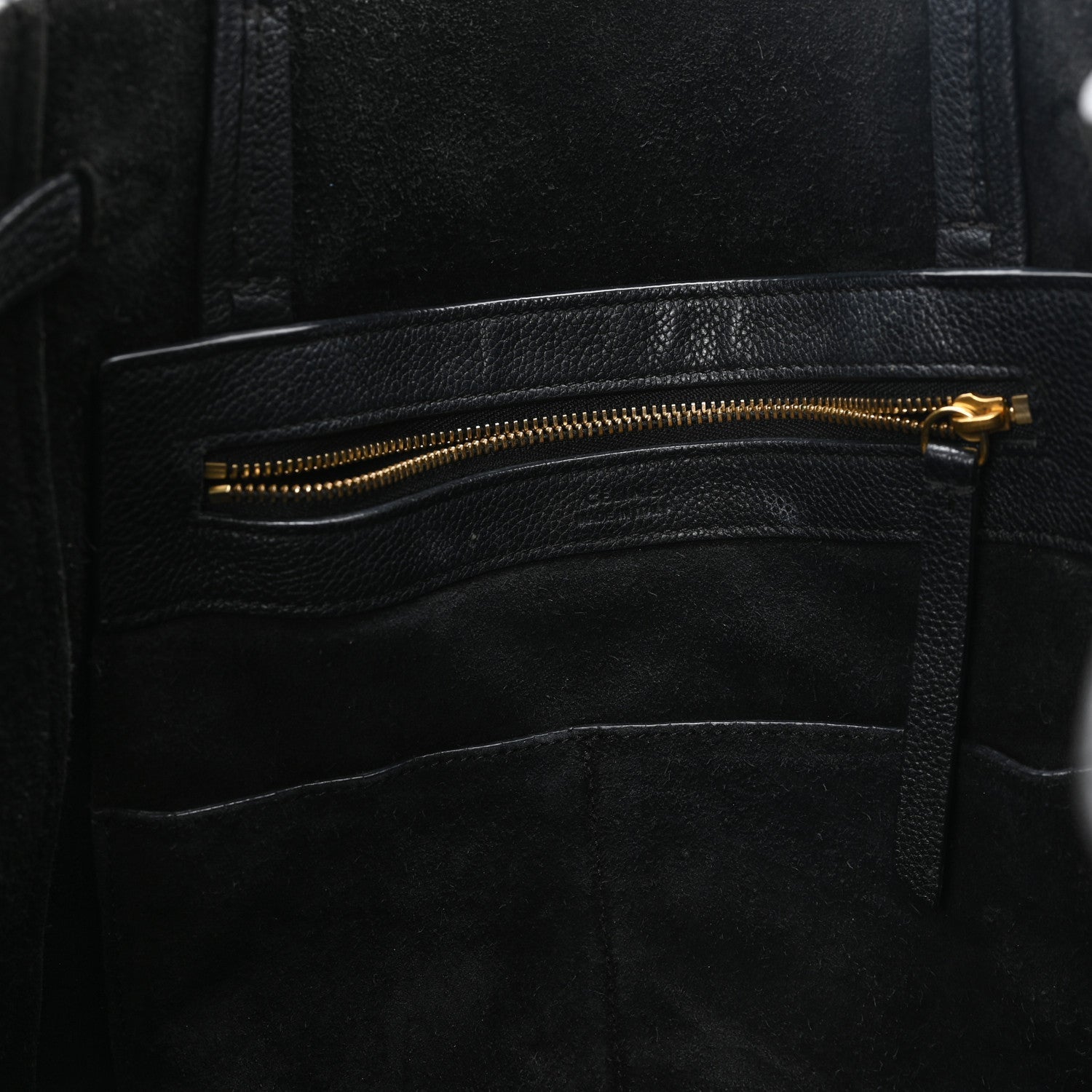 Soft Grained Calfskin Small Belt Cabas Phantom Black