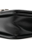 Caviar Quilted Small Boy Flap Black