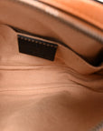 Vintage Effect Calfskin Matelasse Diagonal Torchon GG Marmont Belt Bag 95 38 Cognac
