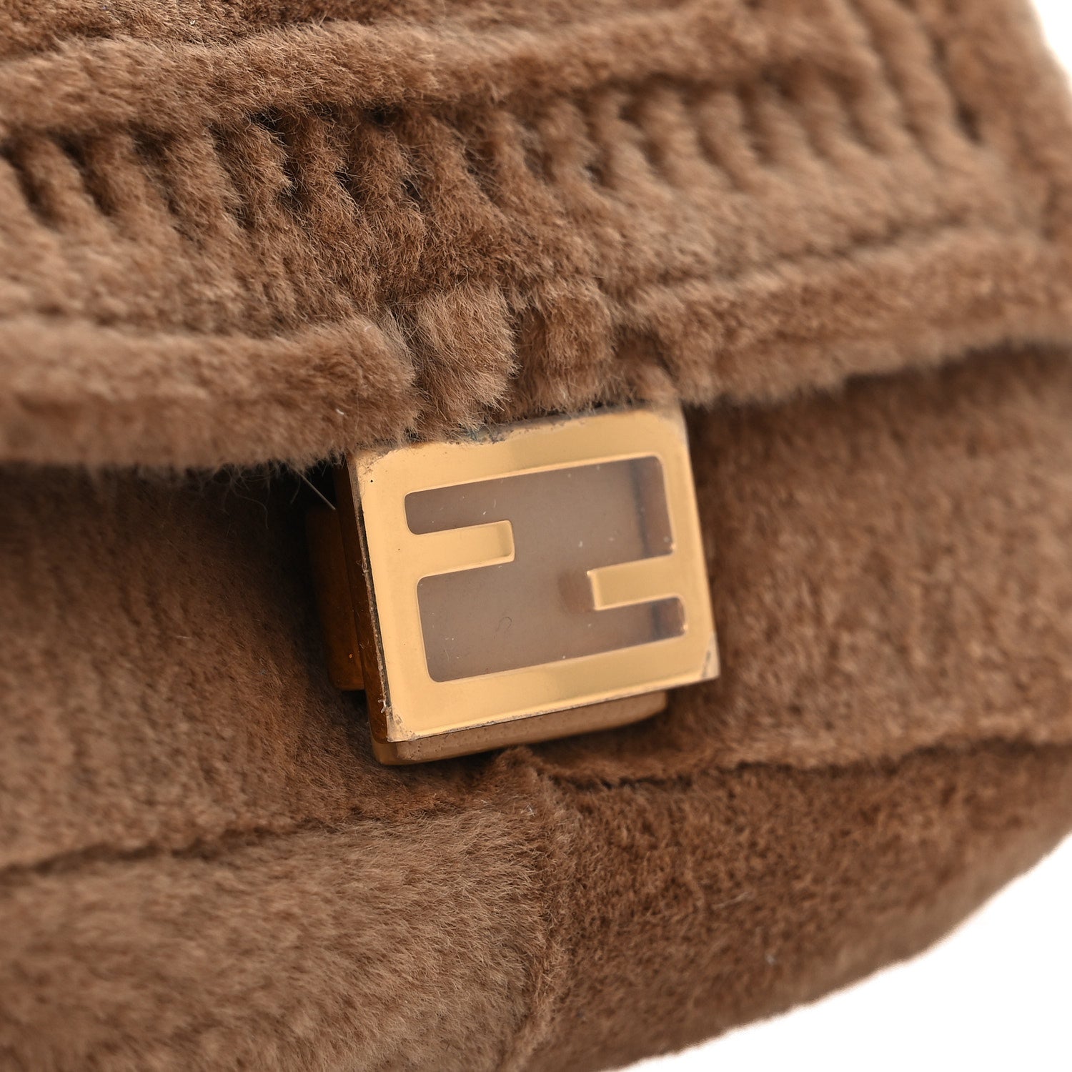 Mink Shiny Nappa Nano Baguette Charm Naturale Oro Soft