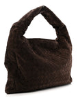 Suede Intrecciato Small Hop Fondant