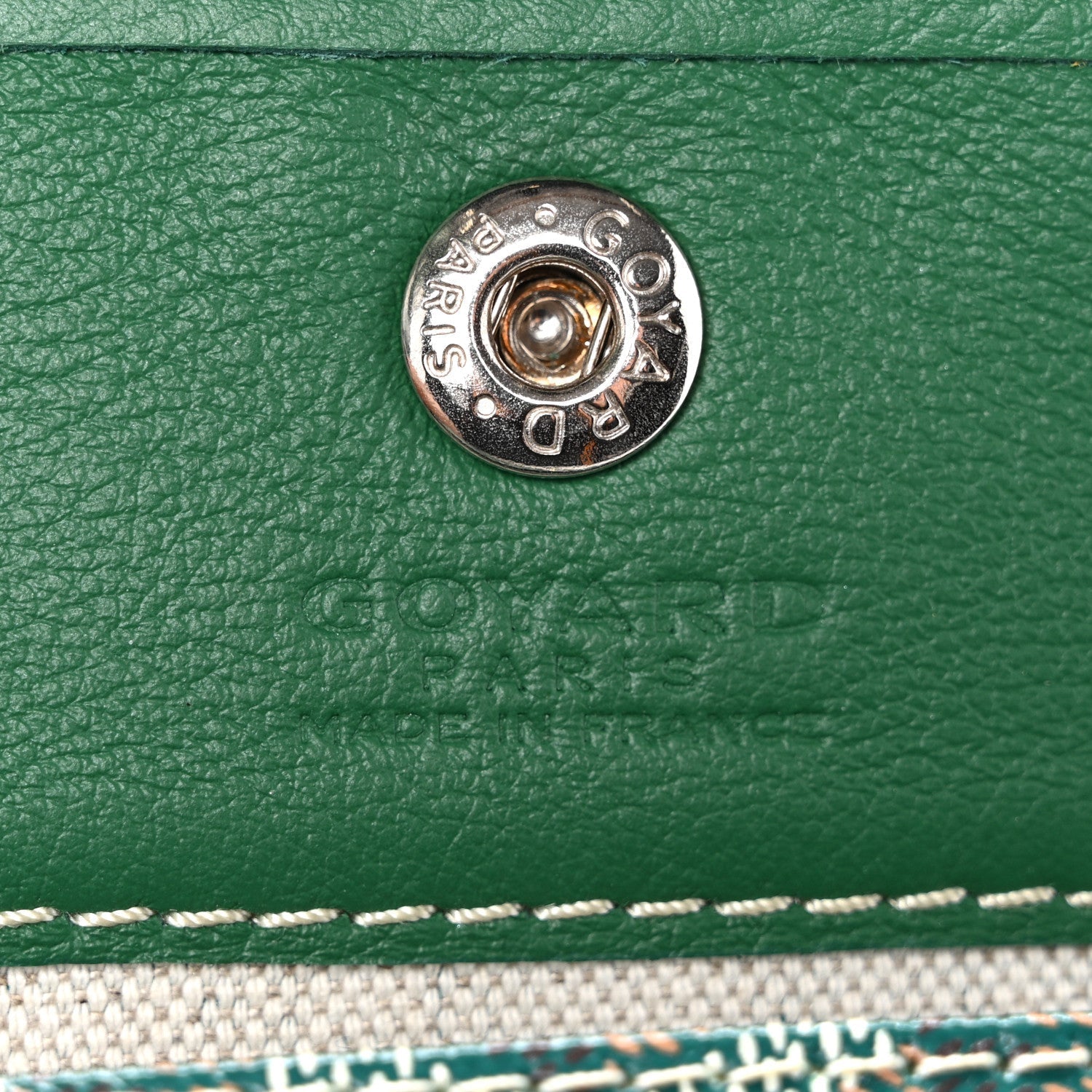 Goyardine Reversible Mini Anjou Green