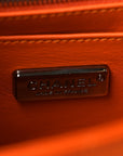 Alligator Mini Rectangular Flap Orange