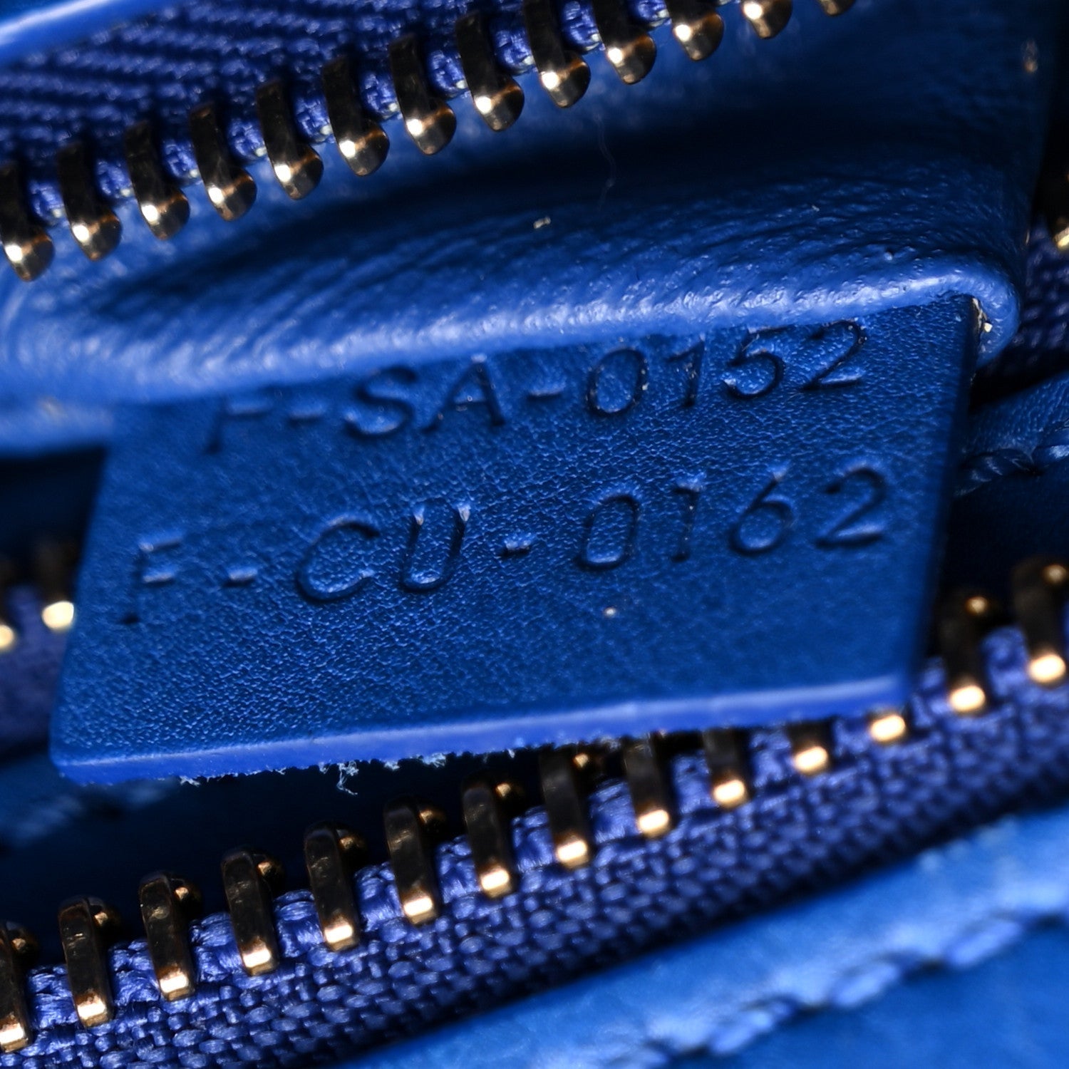 Smooth Calfskin Micro Luggage Royal Blue