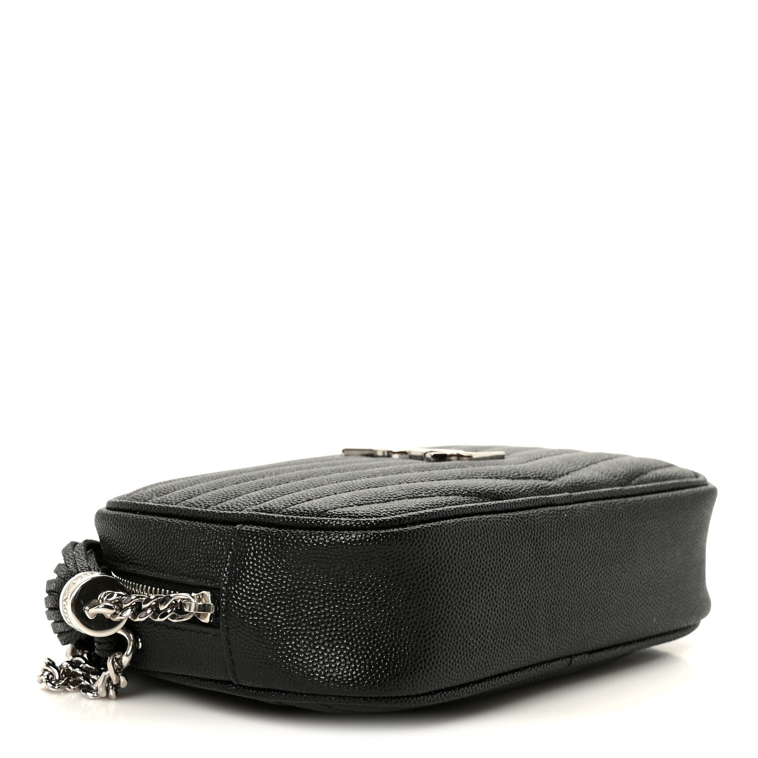 Grain De Poudre Matelasse Monogram Mini Lou Camera Bag Black