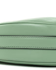 Soft Calfskin Arque Shoulder Bag Acquamarina