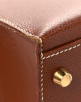 Veau Grain Lisse Kelly Sellier 32 Noisette