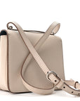 Goatskin Small D-Ring Bag Beige