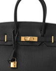 Togo Birkin 30 Black
