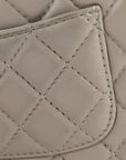 Metallic Goatskin Quilted 2.55 Reissue Mini Flap Silver