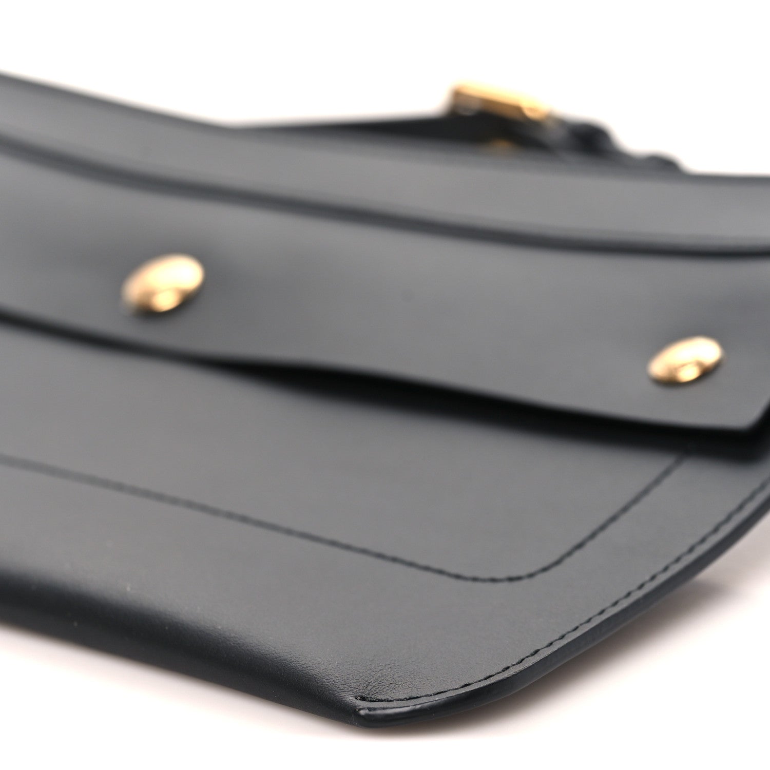 Calfksin Slim Belt Bag Black