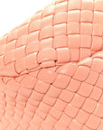 Lambskin Padded Intrecciato Mini Jodie Peachy