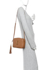 Calfskin Matelasse Monogram Lou Camera Bag Cinnamon