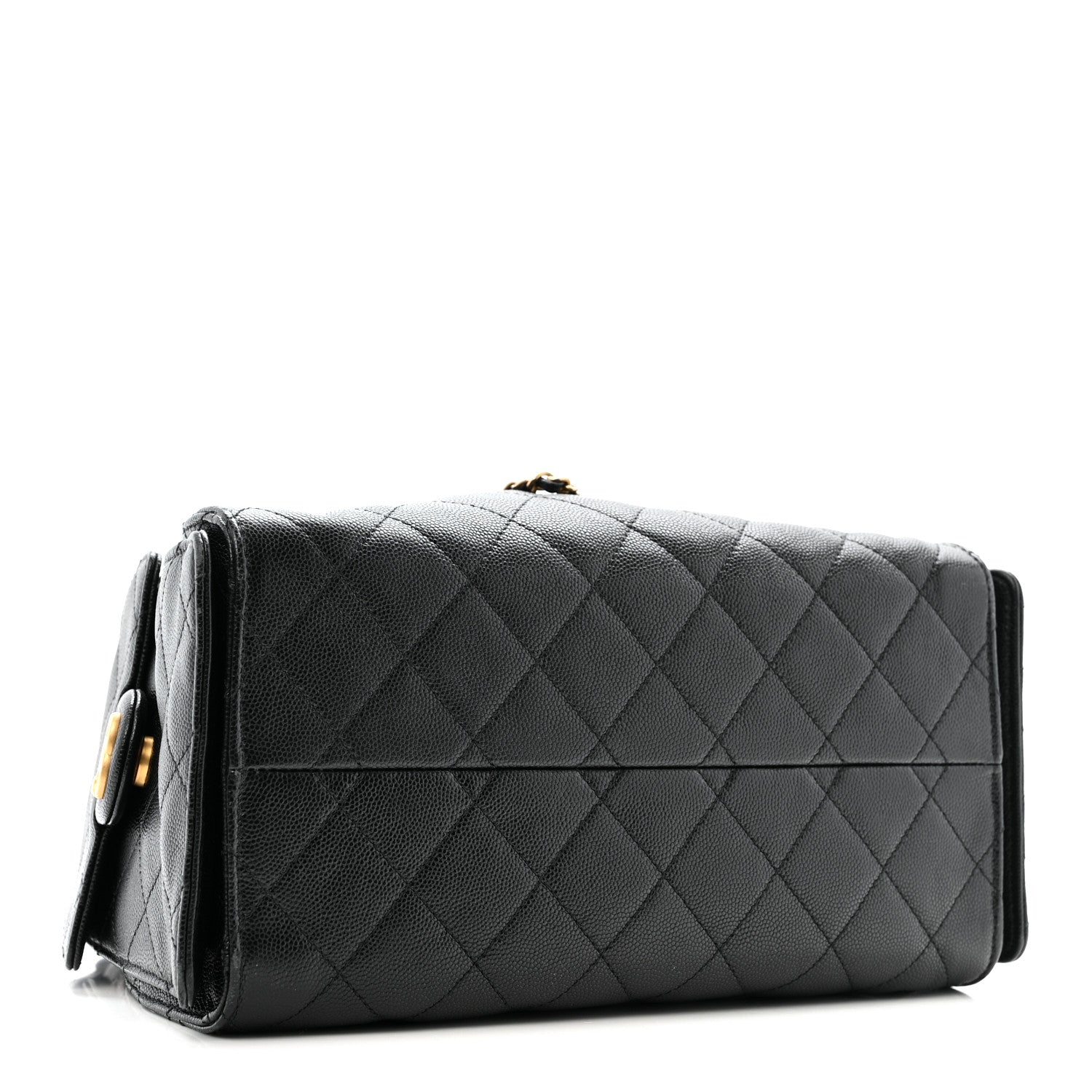 Caviar Quilted Small CHNL 25 Handbag Black