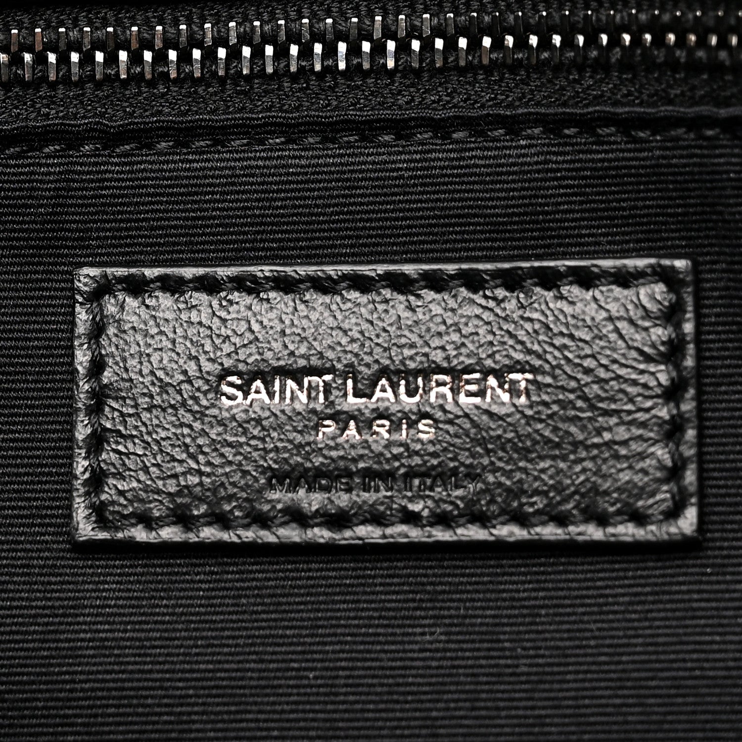 Crinkled Calfskin Matelasse Monogram Large Niki Chain Satchel Black