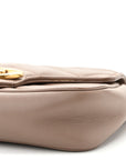 Calfskin Matelasse Super Mini GG Marmont Shoulder Bag Porcelain Rose
