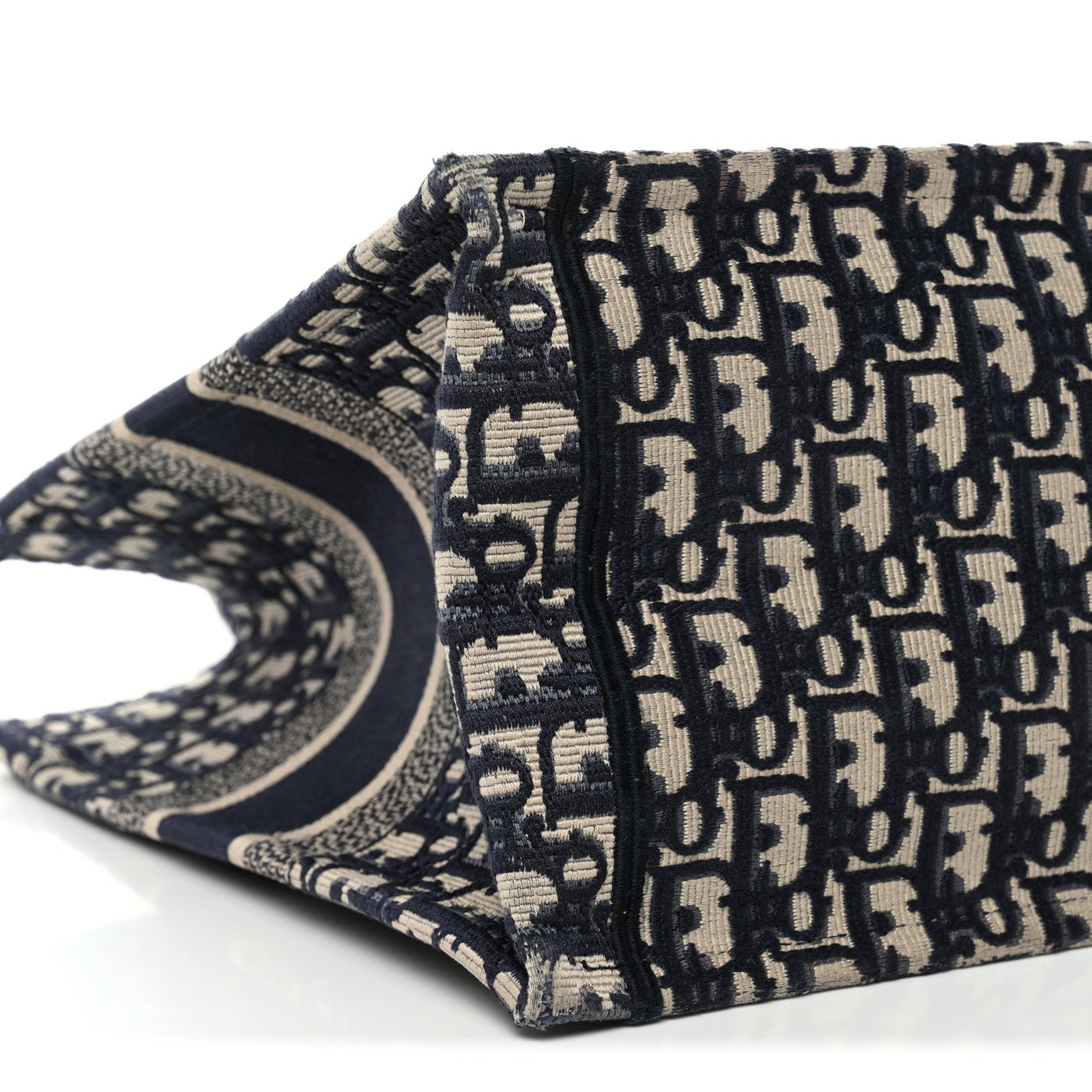 Oblique Medium Book Tote Blue Multicolor