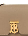 Grained Calfskin Small TB Bag Oat Beige