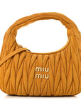 Suede Matelasse Mini Wander Hobo Whisky