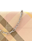 Jacquard Check Soft Snip Mini Chain Bag Teacup