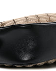 Monogram Matelasse Diagonal Small GG Marmont Chain Shoulder Bag Beige Black
