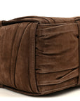 Suede Foulard Intrecciato Small Arco Tote Brownie